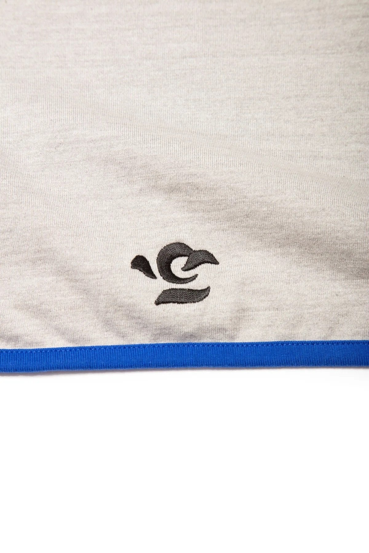 quitan -KIMONO LS TEE - GRAY/BLUE