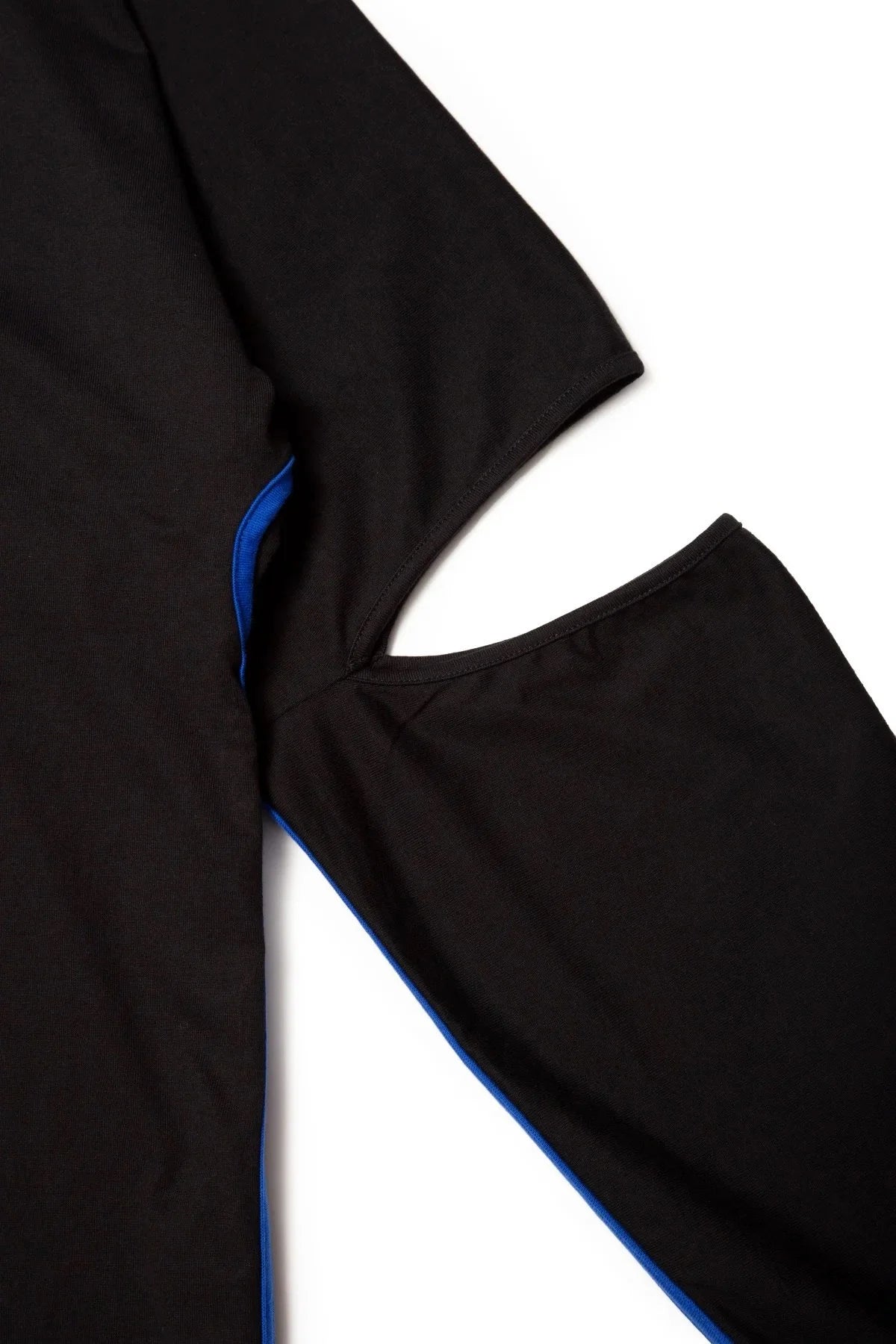 quitan - KIMONO LS DRESS - BLACK/BLUE