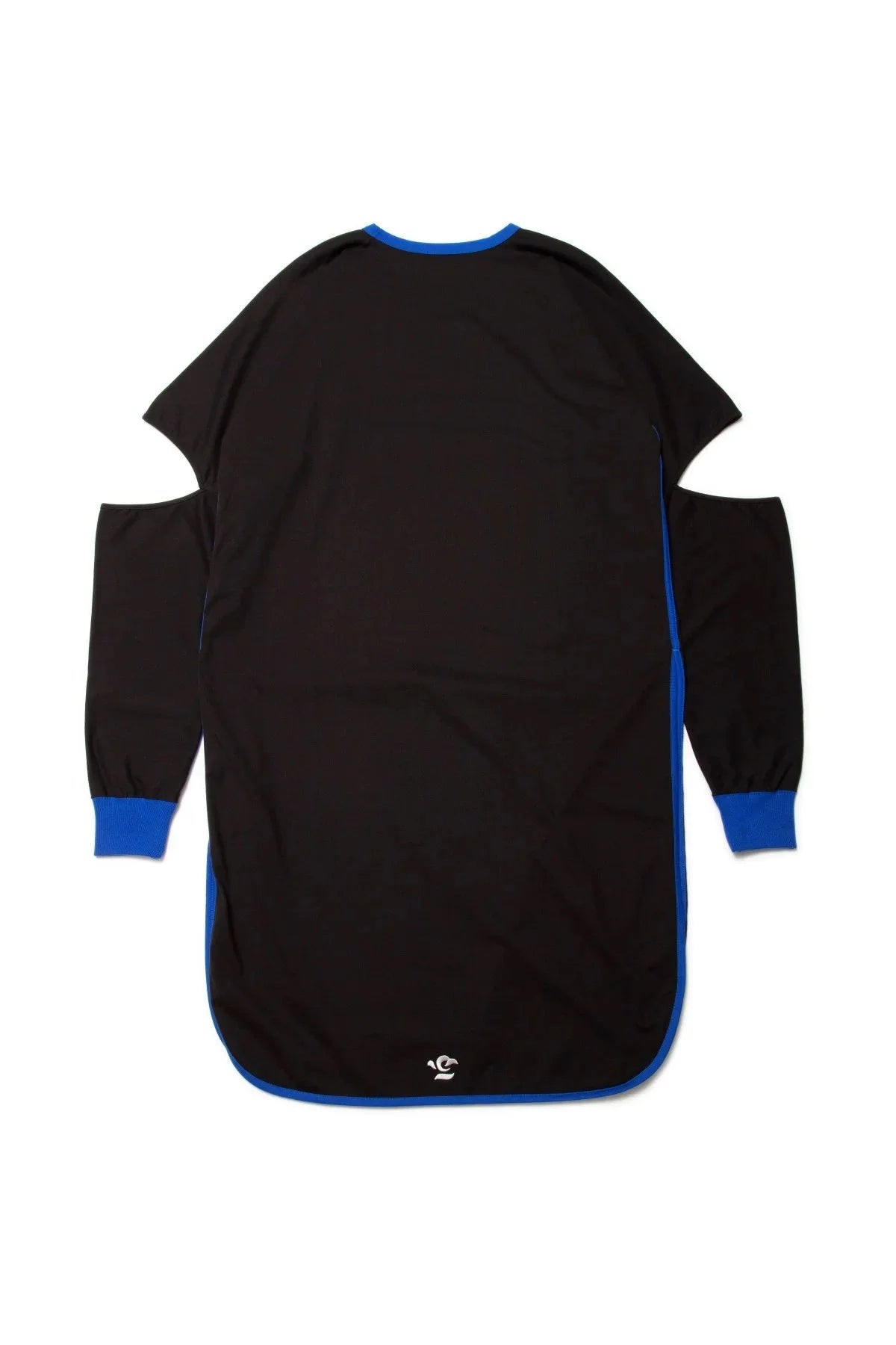 quitan - KIMONO LS DRESS - BLACK/BLUE