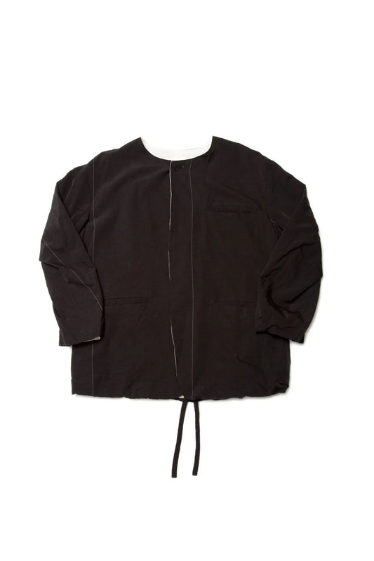 quitan - BUTTONLESS WEIRD CARDIGAN - BLACK