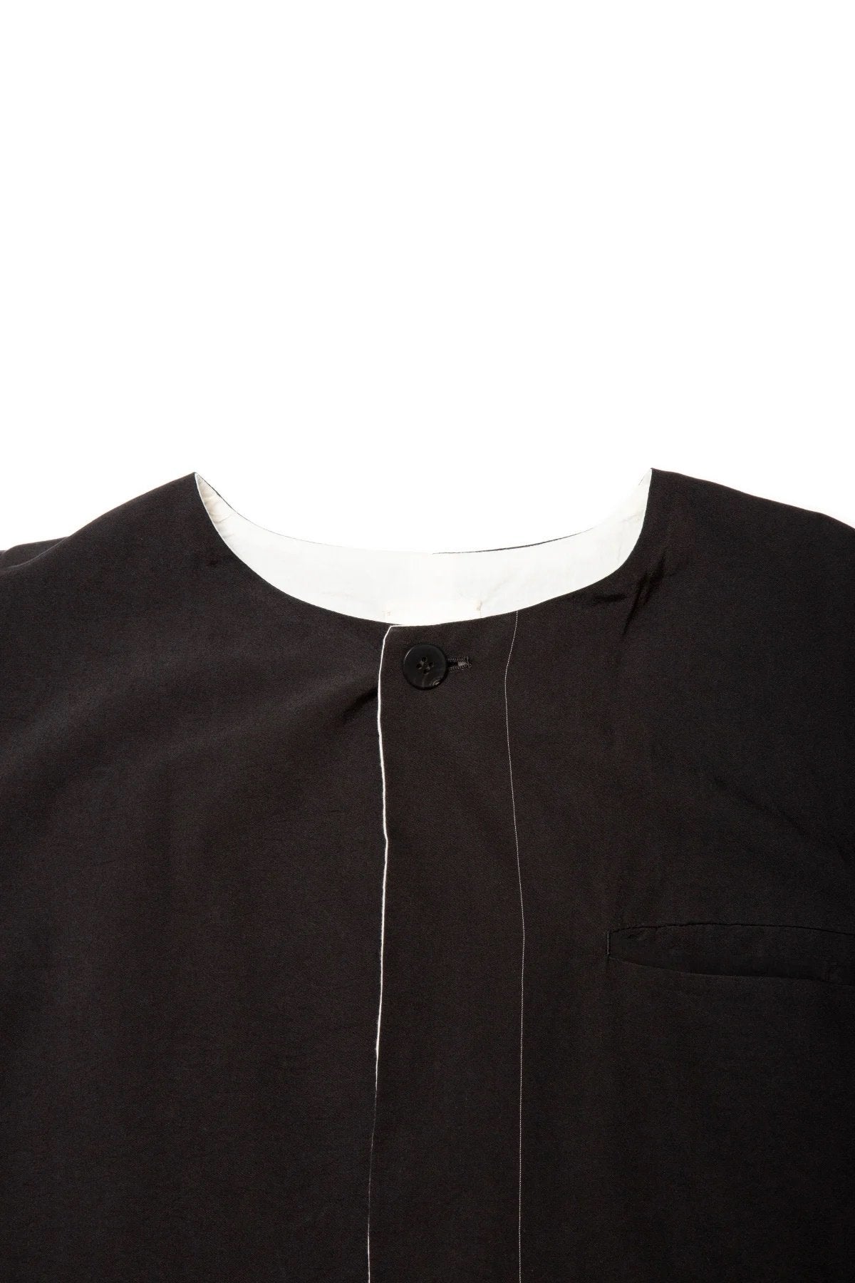 quitan - BUTTONLESS WEIRD CARDIGAN - BLACK