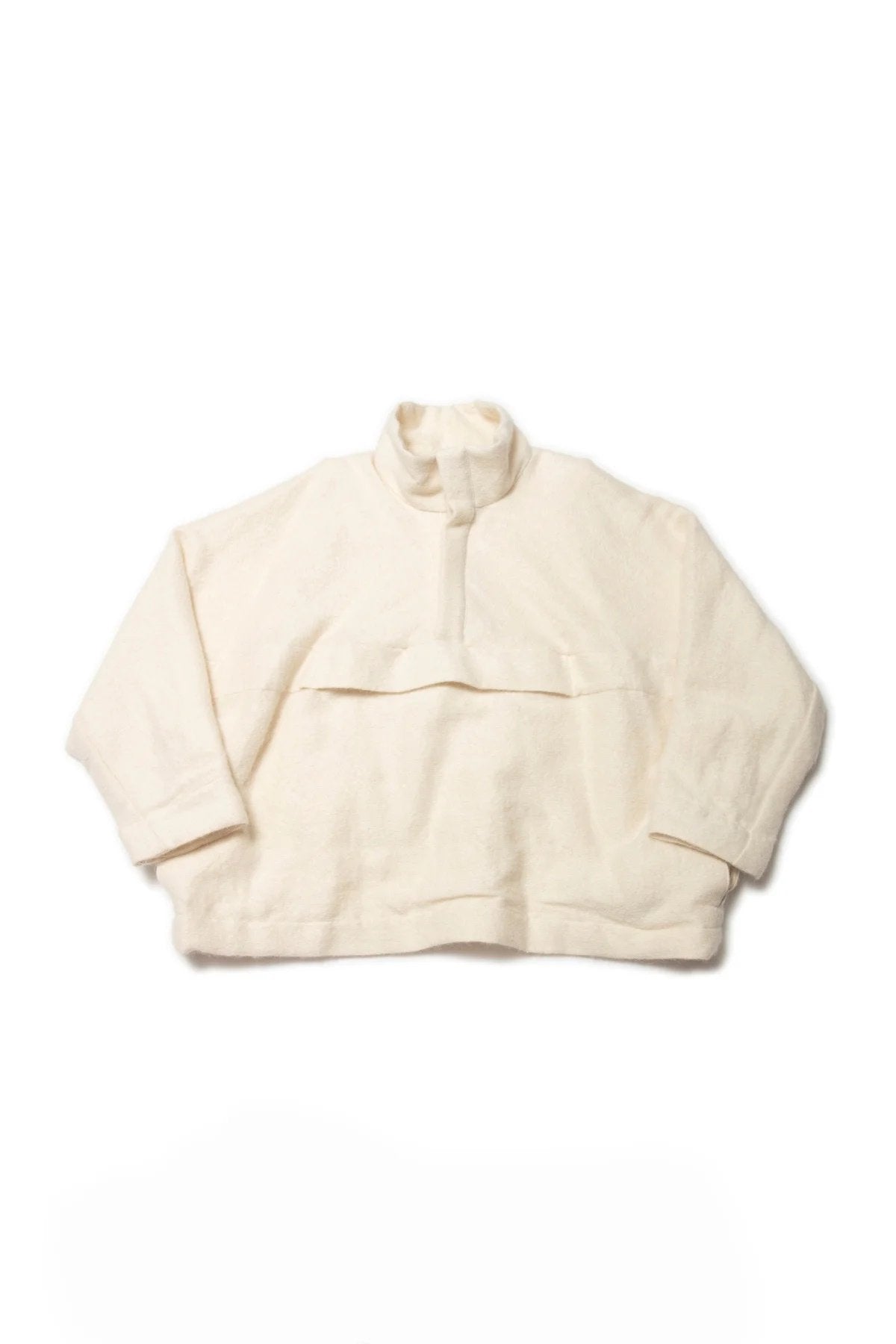 quitan - ANORAK TOP (collab. w/ WATANABE TEXTILE) - WHITE