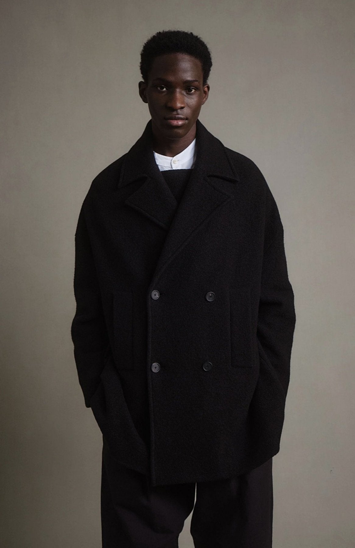 toogood - THE LOGGER COAT WOOL FLEECE - FLINT