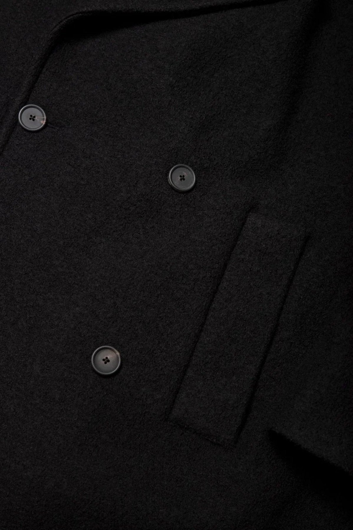 toogood - THE LOGGER COAT RAW CUT FELT - FLINT