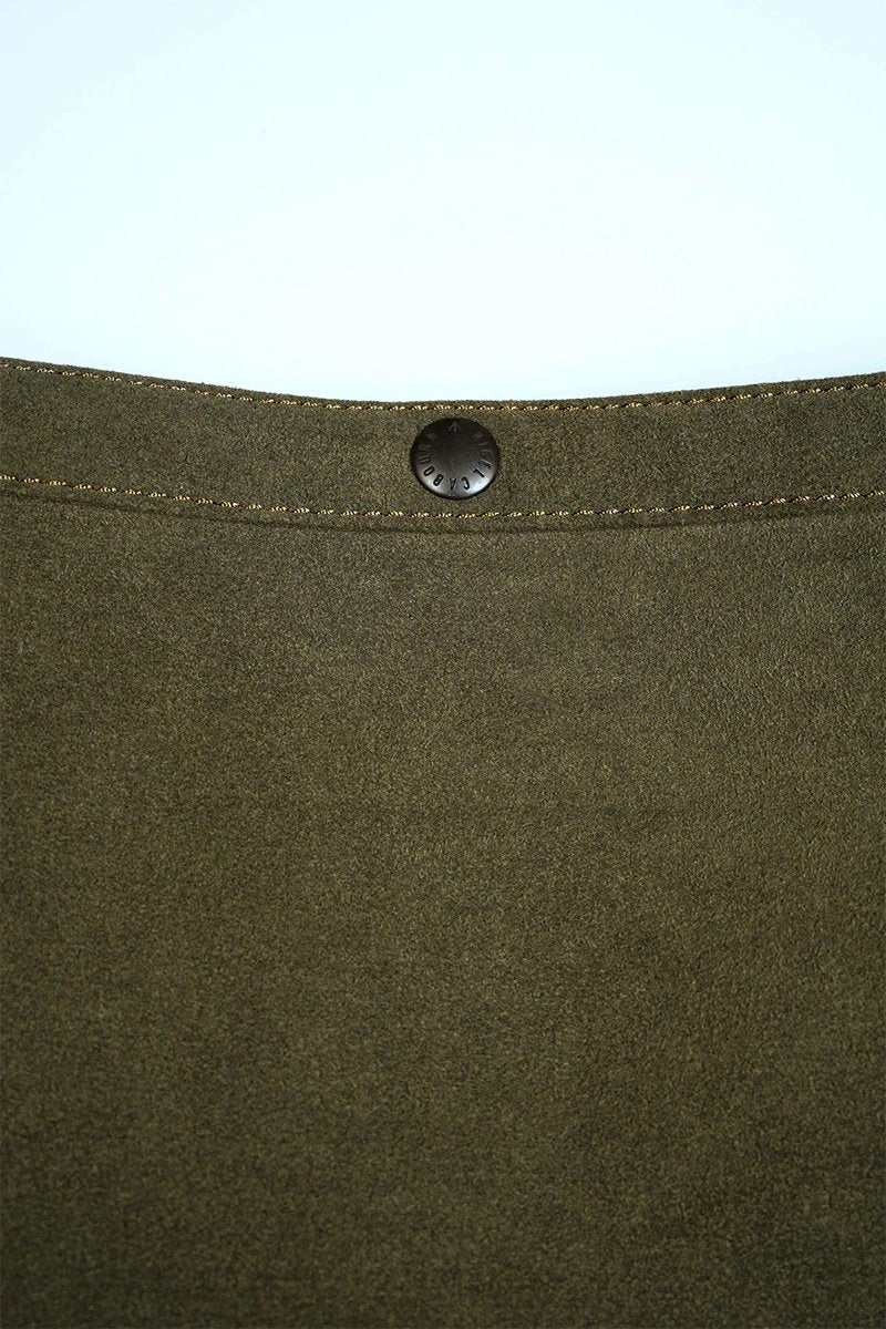 ◯ Nigel Cabourn - MAGAZINE BAG ULTRA SUEDE - GREEN