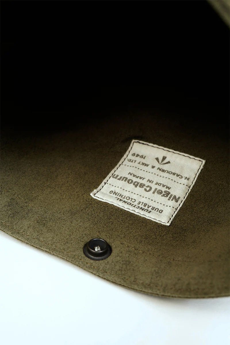 ◯ Nigel Cabourn - MAGAZINE BAG ULTRA SUEDE - GREEN