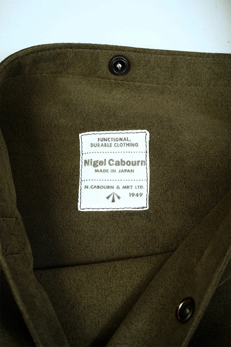 ◯ Nigel Cabourn - MAIL BAG ULTRA SUEDE - GREEN