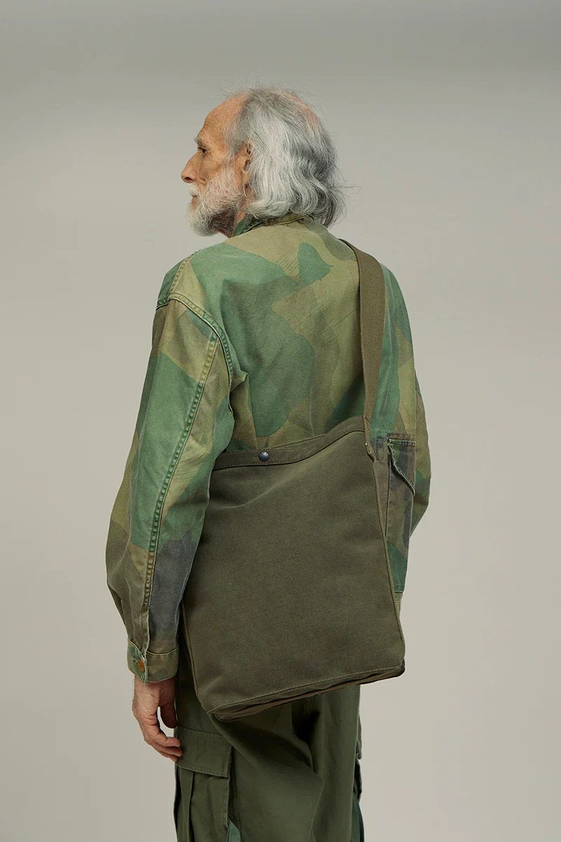 ◯ Nigel Cabourn - MAIL BAG ULTRA SUEDE - GREEN