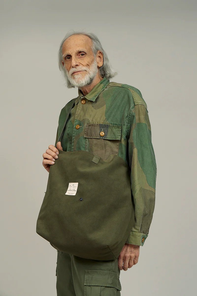 ◯ Nigel Cabourn - MULTI BAG ULTRA SUEDE - GREEN