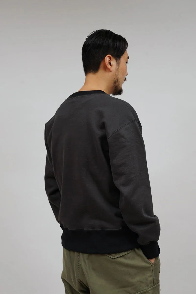 ◯ Nigel Cabourn - 50s CREW NECK(20.5oz) - CHARCOAL  GRAY