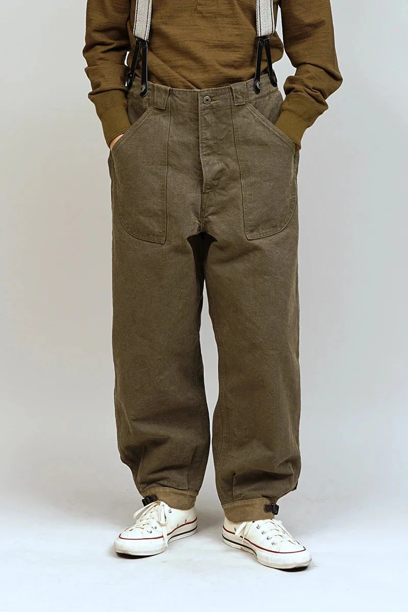 ◯ Nigel Cabourn - 50s MOUNTAIN ARMY PANT - GREEN