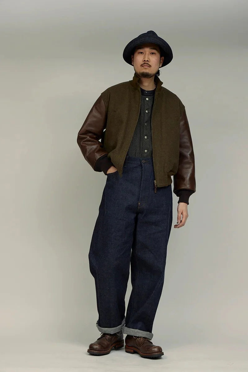 ◯ Nigel Cabourn - 40s TANKERS JK ARMY MELTON - GREEN