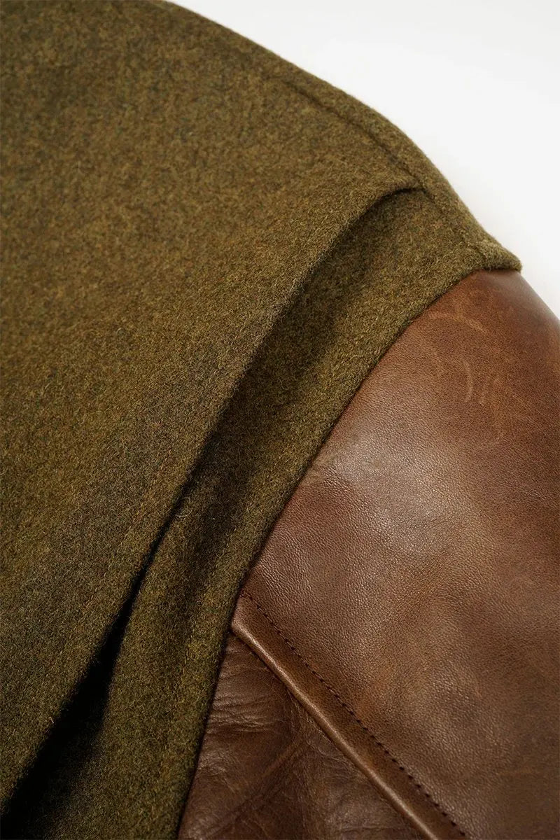 ◯ Nigel Cabourn - 40s TANKERS JK ARMY MELTON - GREEN