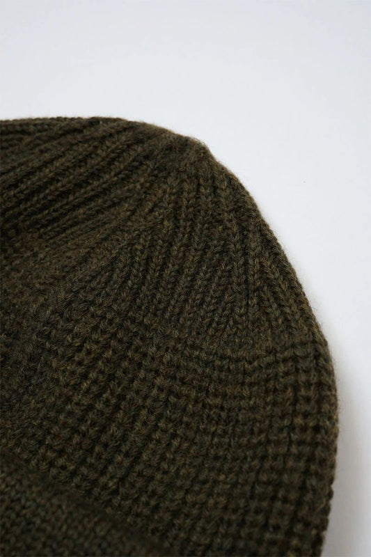 ◯ Nigel Cabourn - BEANIE WOOL - GREEN