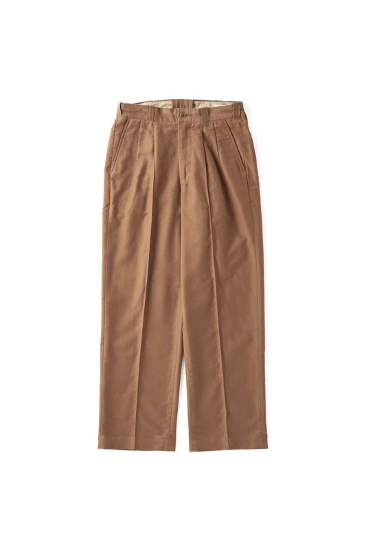 ○OLD JOE - FRONT TUCK ARMY TROUSER - MOCHA BROWN