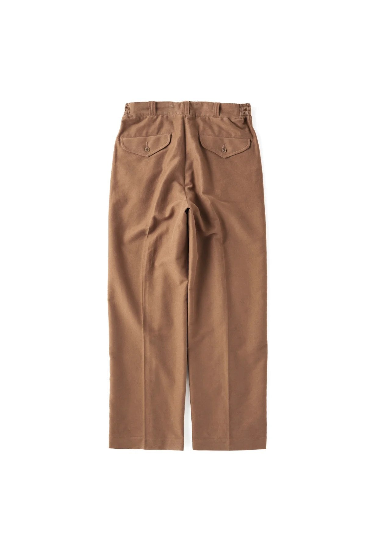 ○OLD JOE - FRONT TUCK ARMY TROUSER - MOCHA BROWN