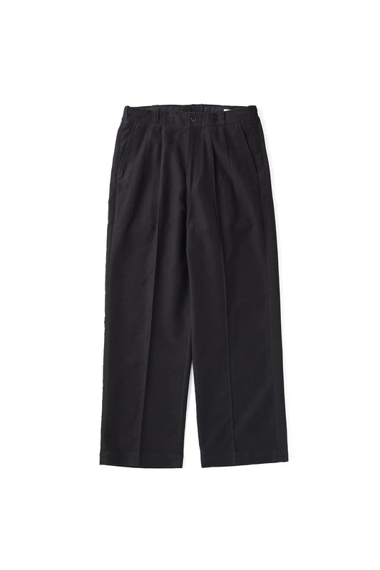 ○OLD JOE - FRONT TUCK ARMY TROUSER - ONYX BLACK