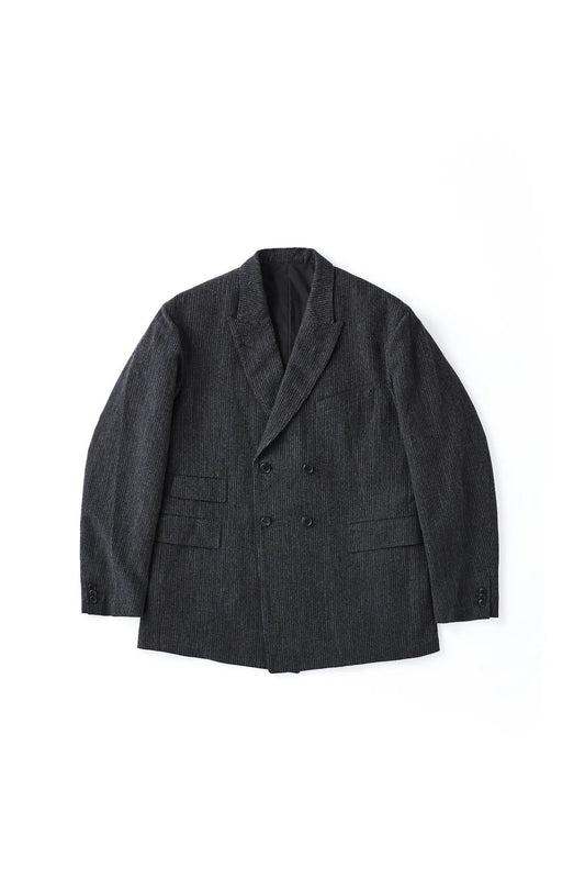 ○OLD JOE - DOUBLE-BREASTED SWING JACKET - PATTERN STRIPE