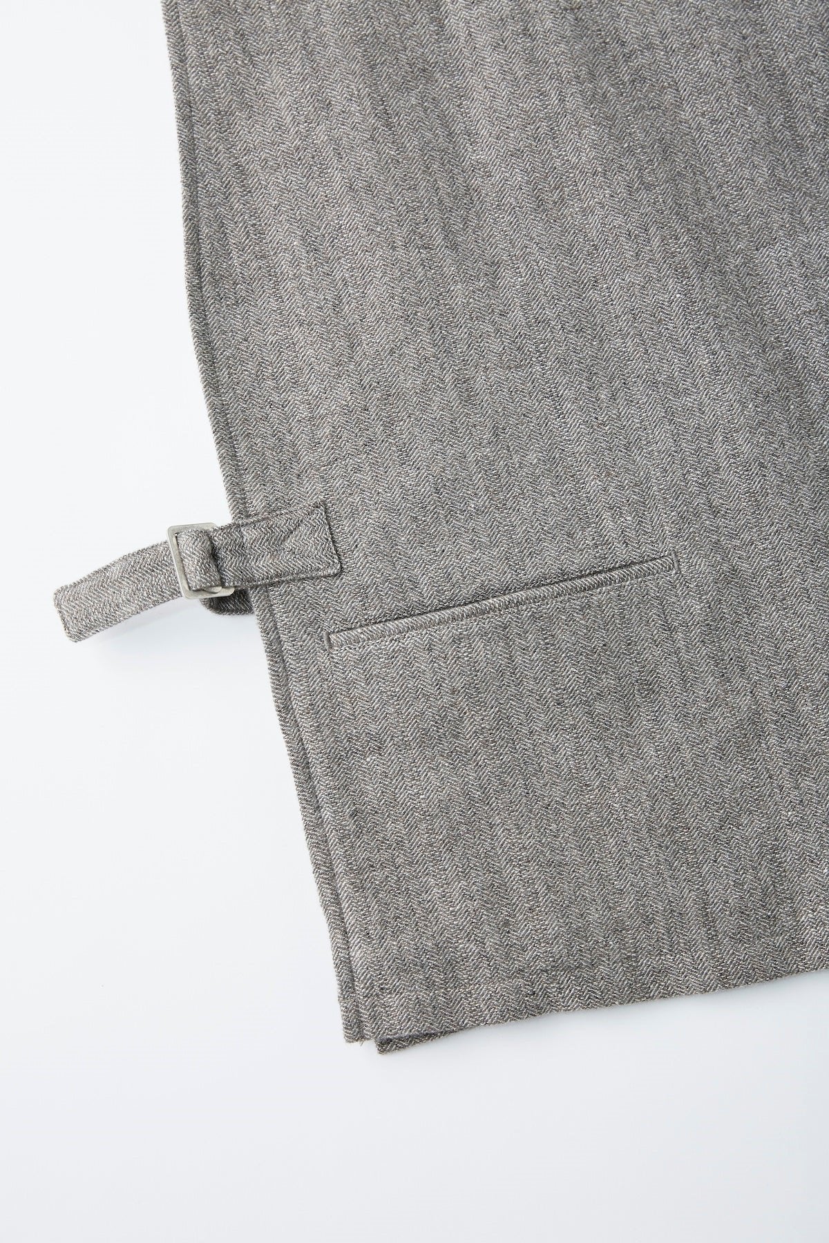 ○OLD JOE - SLIT-SIDE GENTS VEST - FANCY HERRINGBONE