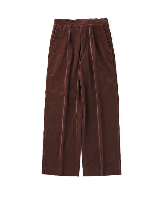 ○OLD JOE - FADED VELVET  SPORTING TROUSER - PORT