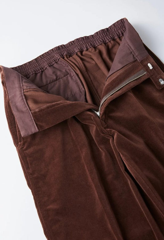 ○OLD JOE - FADED VELVET  SPORTING TROUSER - PORT