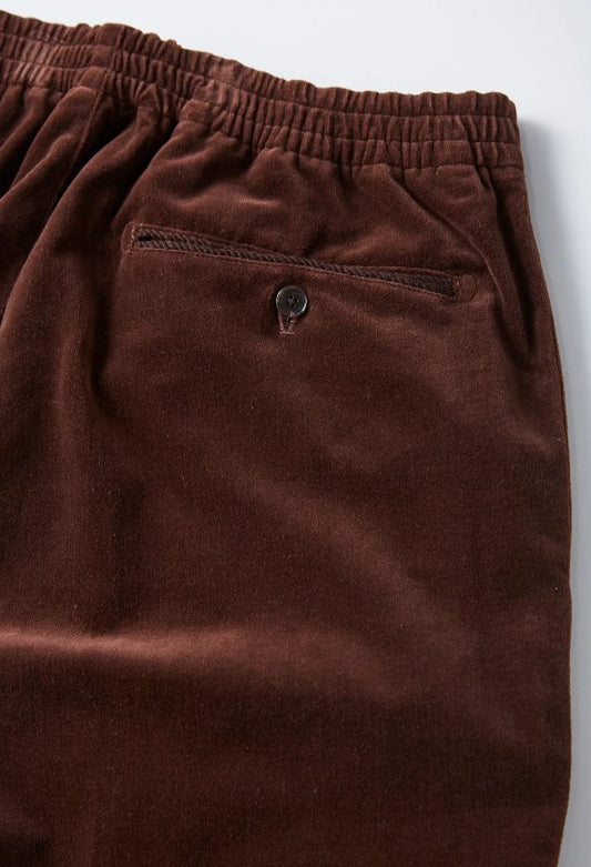 ○OLD JOE - FADED VELVET  SPORTING TROUSER - PORT