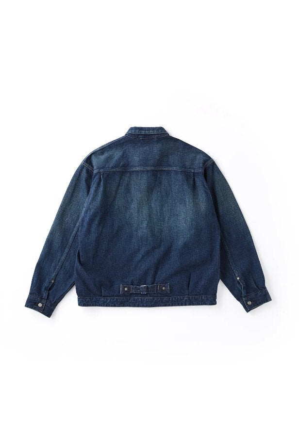 ○OLD JOE - RIVETED ONE POCKET JEAN JACKET - DARK INDIGO