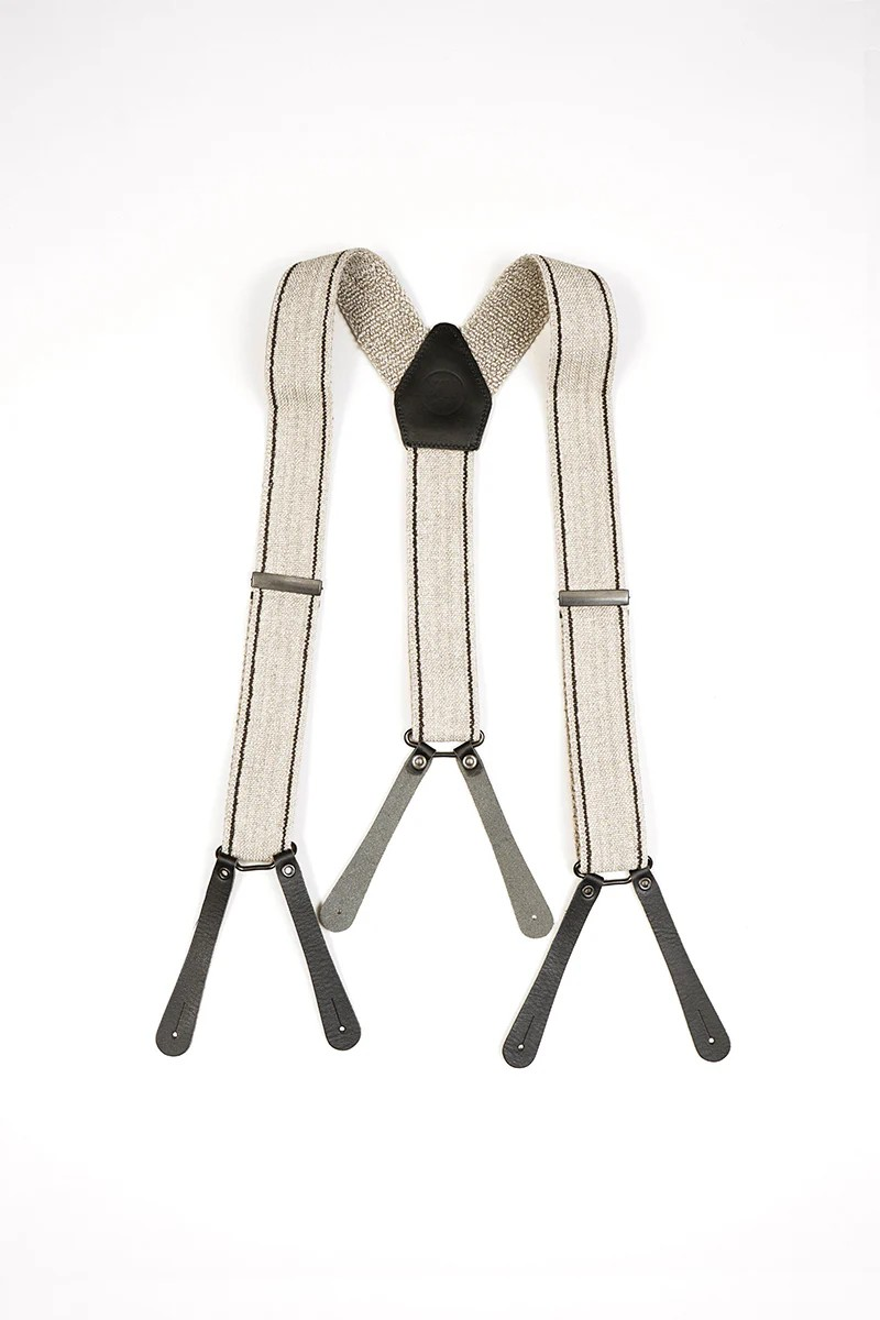 ◯ Nigel Cabourn - MASTER MASON SUSPENDER - IVORY