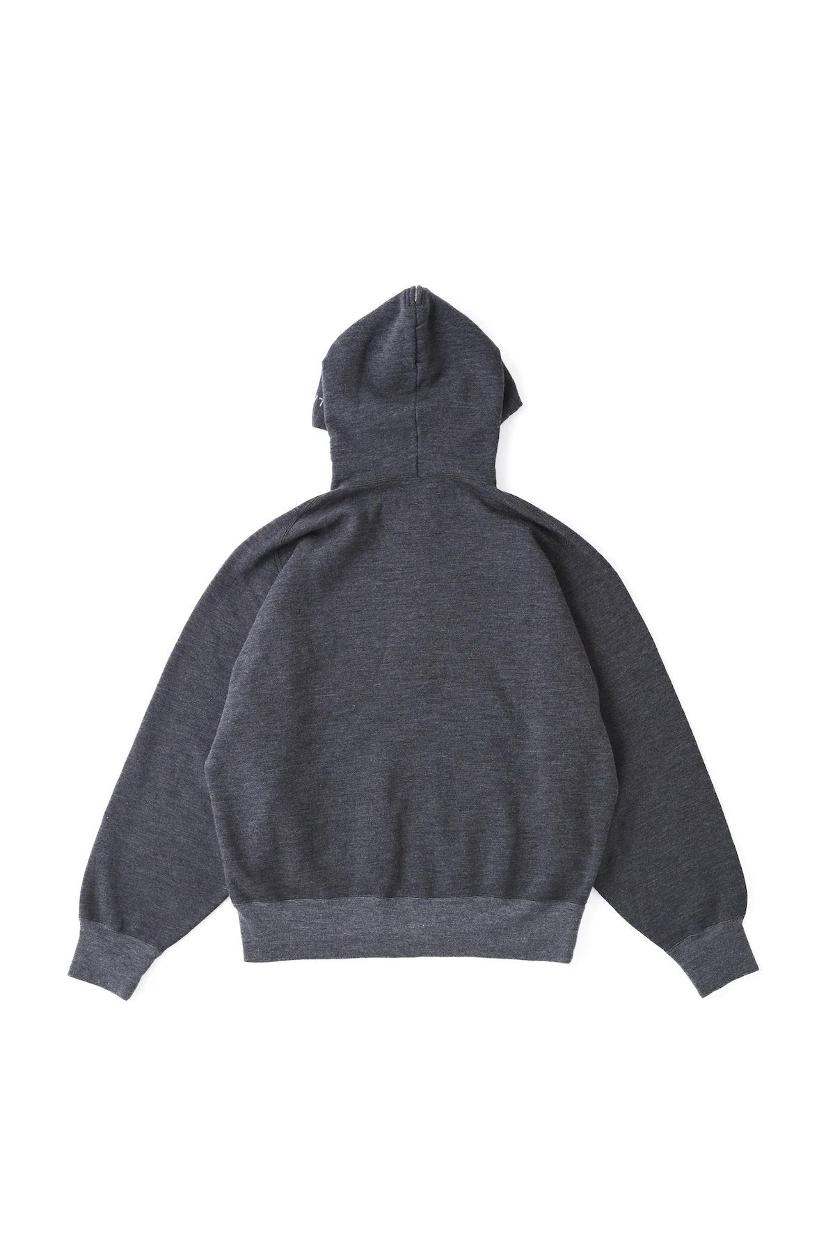 ○OLD JOE - ZIP-FRONT ATHLETIC HOODIE  - MAGNETIC GREY