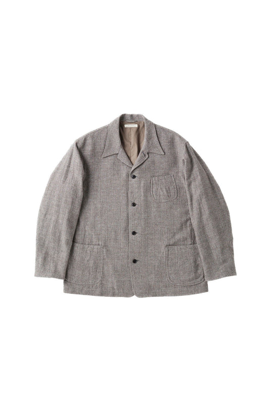 ○OLD JOE - PLEATED-POCKET NASSOW JACKET - FANCY HERRINGBONE