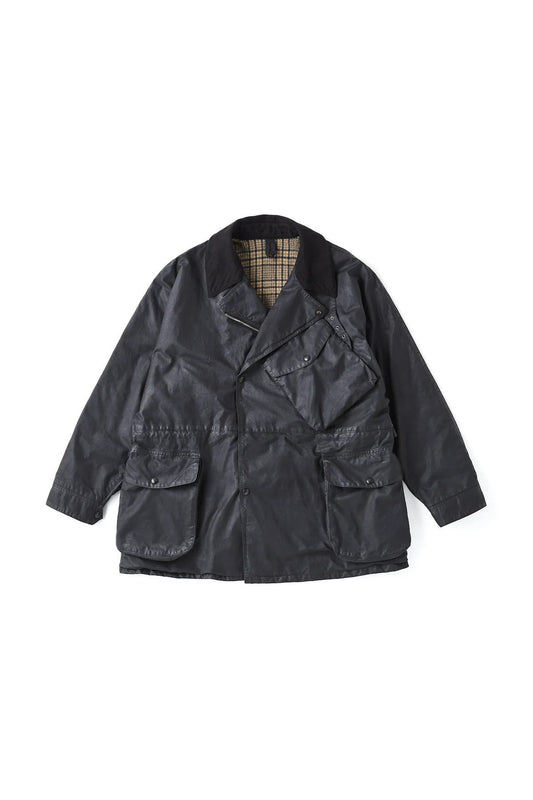 ○OLD JOE - WAXED BLACK PANTHER JACKET - ONYX BLACK