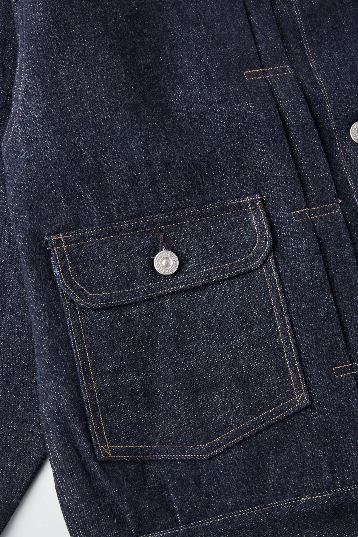 ○OLD JOE - LOWER FLAP POCKET JEAN JACKET - INDIGO