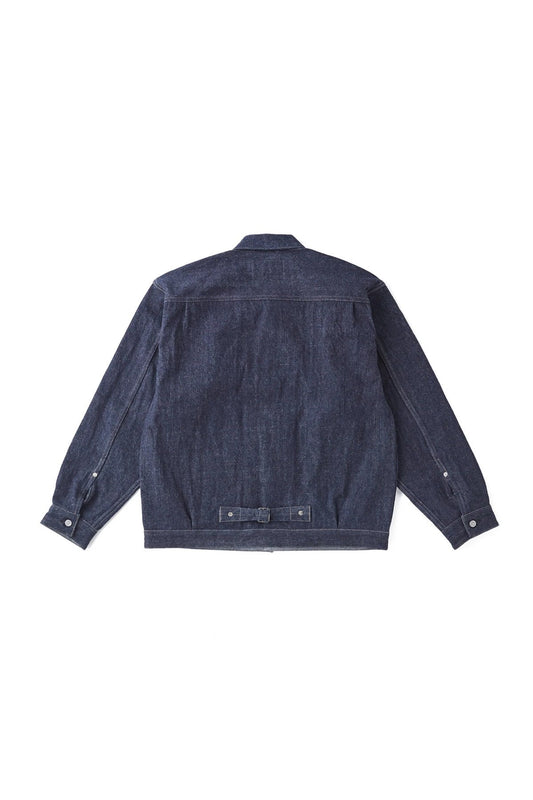 ○OLD JOE - RIVETED ONE POCKET JEAN JACKET - INDIGO