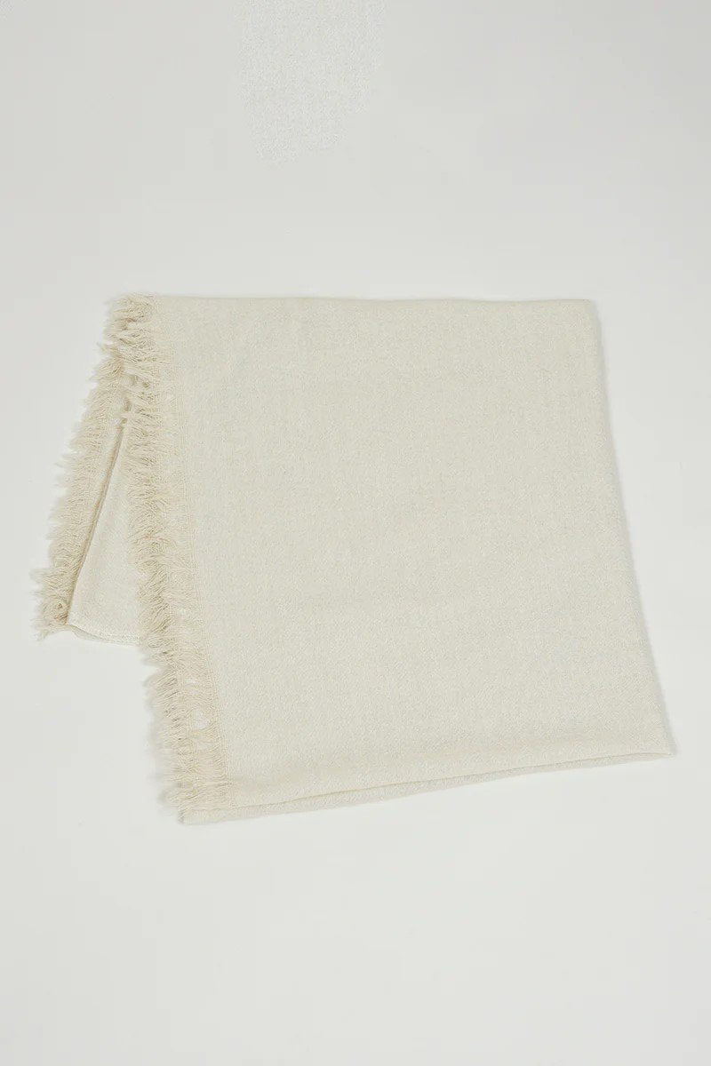 ◯ Nigel Cabourn - WOOL STOLE - IVORY