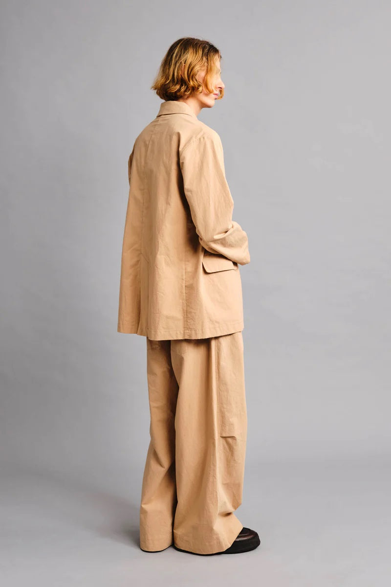 toogood - THE ARTIST JACKET PAPER SUITING - MILKY TEA