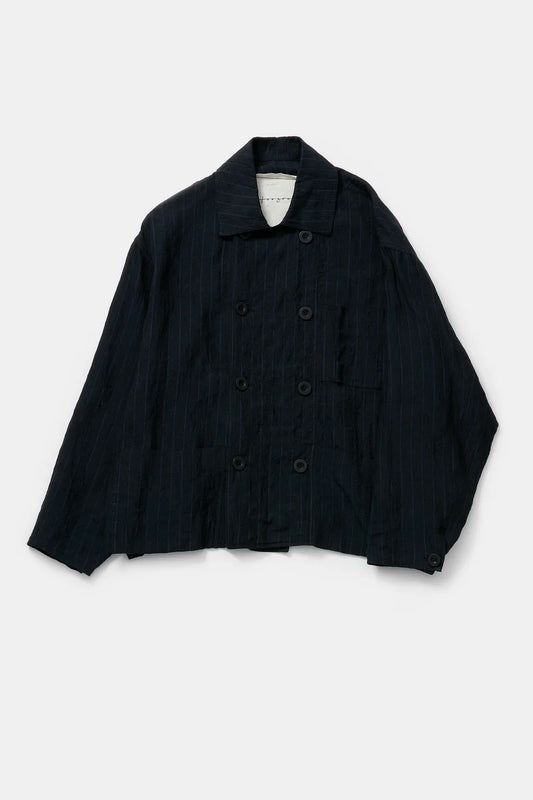 toogood - THE COOK JACKET BUTCHER STRIPE - INK