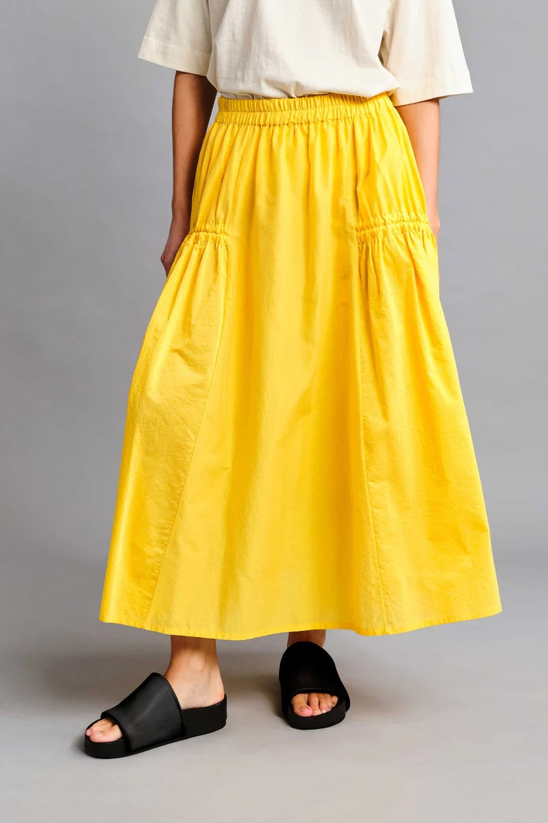 toogood - THE HARVESTER SKIRT COTTON SILK - FRIED EGG