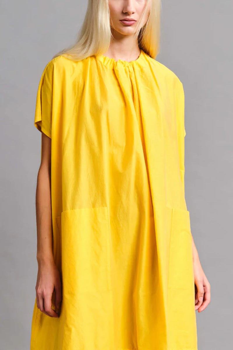 toogood - THE POET DRESS COTTON SILK - FRIED EGG