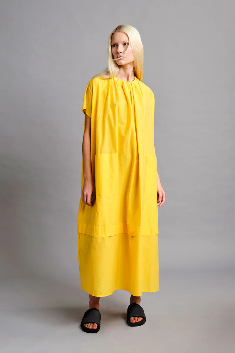 toogood - THE POET DRESS COTTON SILK - FRIED EGG