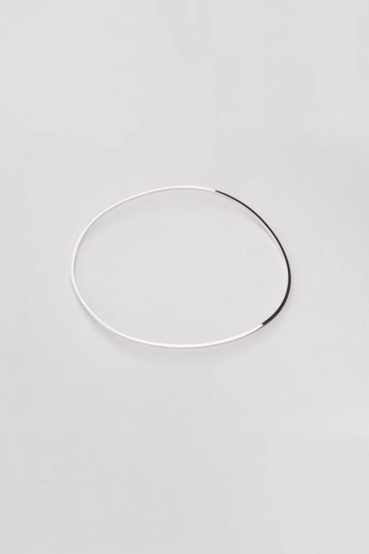 DAN TOMIMATSU - RUBBER BAND BRACELET - SILVER