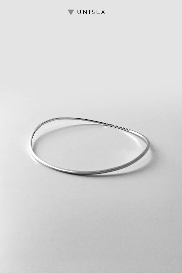 DAN TOMIMATSU - RUBBER BAND BRACELET - SILVER