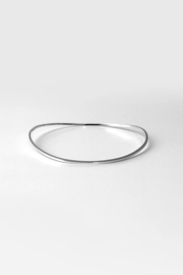 DAN TOMIMATSU - RUBBER BAND BRACELET - SILVER