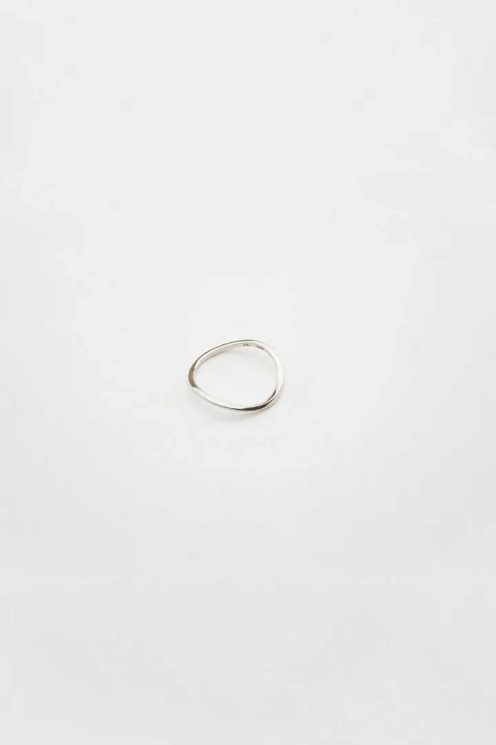 DAN TOMIMATSU - RUBBER BAND RING - SILVER