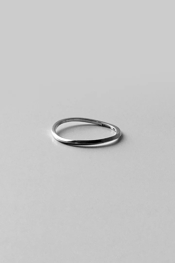 DAN TOMIMATSU - RUBBER BAND RING - SILVER