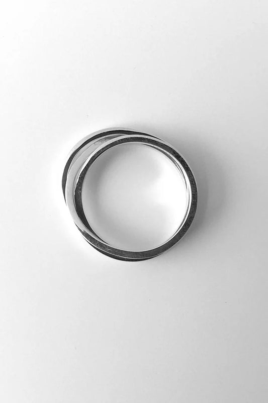 DAN TOMIMATSU - BAND TRIPPLE RING - SILVER