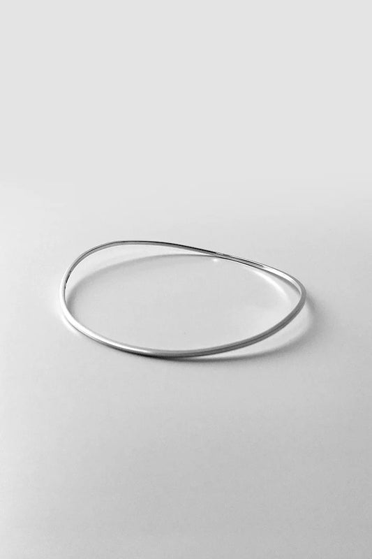 DAN TOMIMATSU -  RUBBER BAND BRACELET - PLATINUM