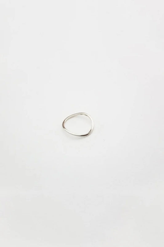 DAN TOMIMATSU - RUBBER BAND RING - PLATINUM