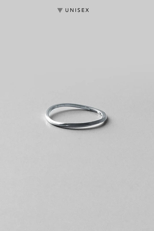 DAN TOMIMATSU - RUBBER BAND RING - PLATINUM