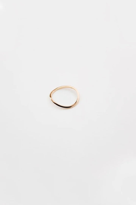 DAN TOMIMATSU - RUBBER BAND RING - K10 PINK GOLD