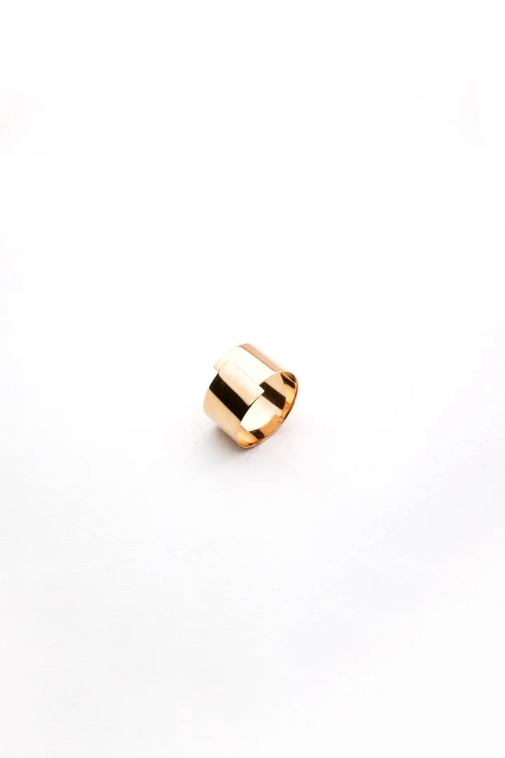 DAN TOMIMATSU - TAPE RING LONG - K10 PINK GOLD